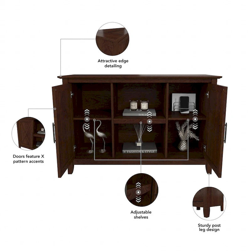 Key West Accent Cabinet with Doors by Bush Furniture