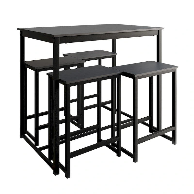 CraftPorch Elegant 5-piece Metal Dining Set