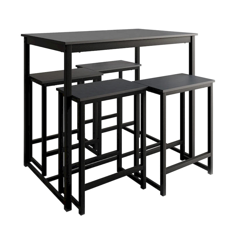 CraftPorch Elegant 5-piece Metal Dining Set