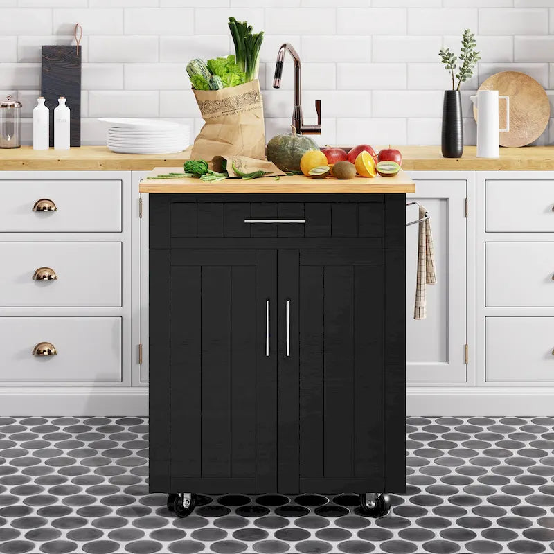Futzca Storage Kitchen Island Cart - N/A
