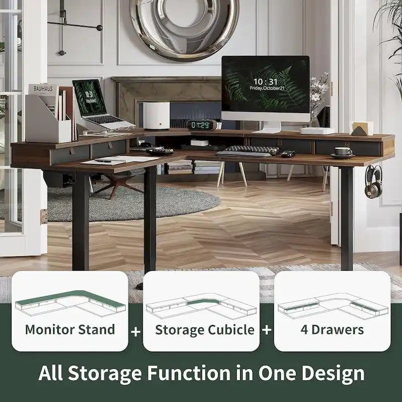 FEZIBO/Home Office Furniture/Wood/Desks