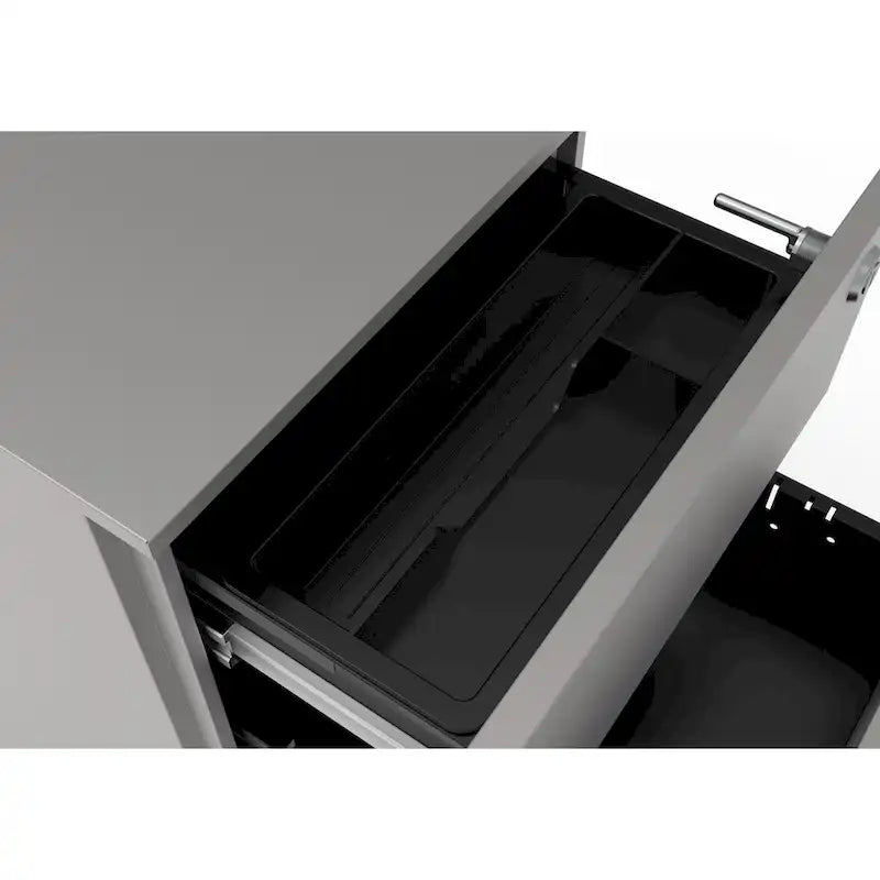 Owen Urban Metal Matte Lockable 3-Drawer Mobile File Cabinet by Furniture of America
