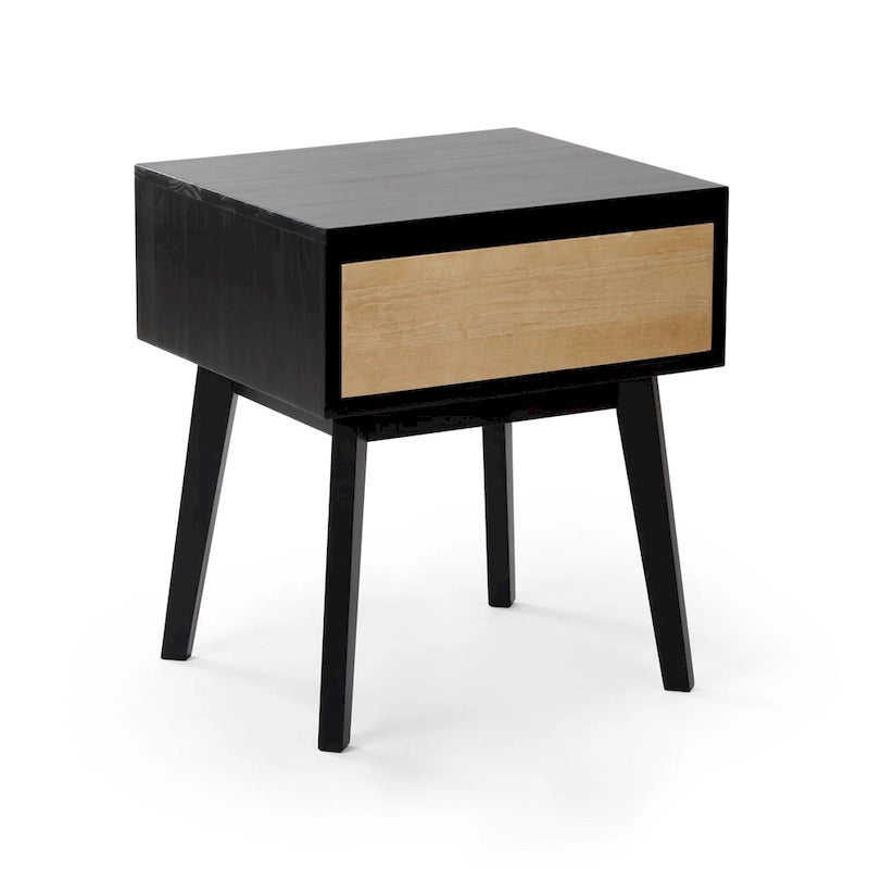 Max and Lily Scandinavian Nightstand with Drawer