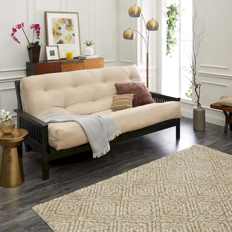 TruPedic 12-in. Queen Granite Grey Futon Mattress