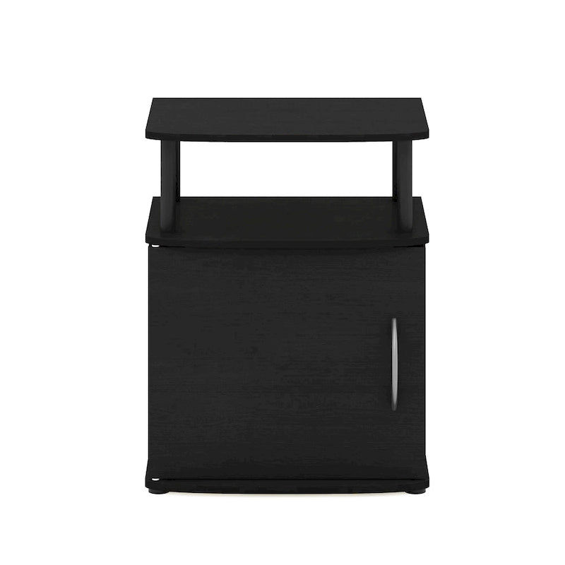 Porch & Den Mangin Black Utility Design Storage End Table