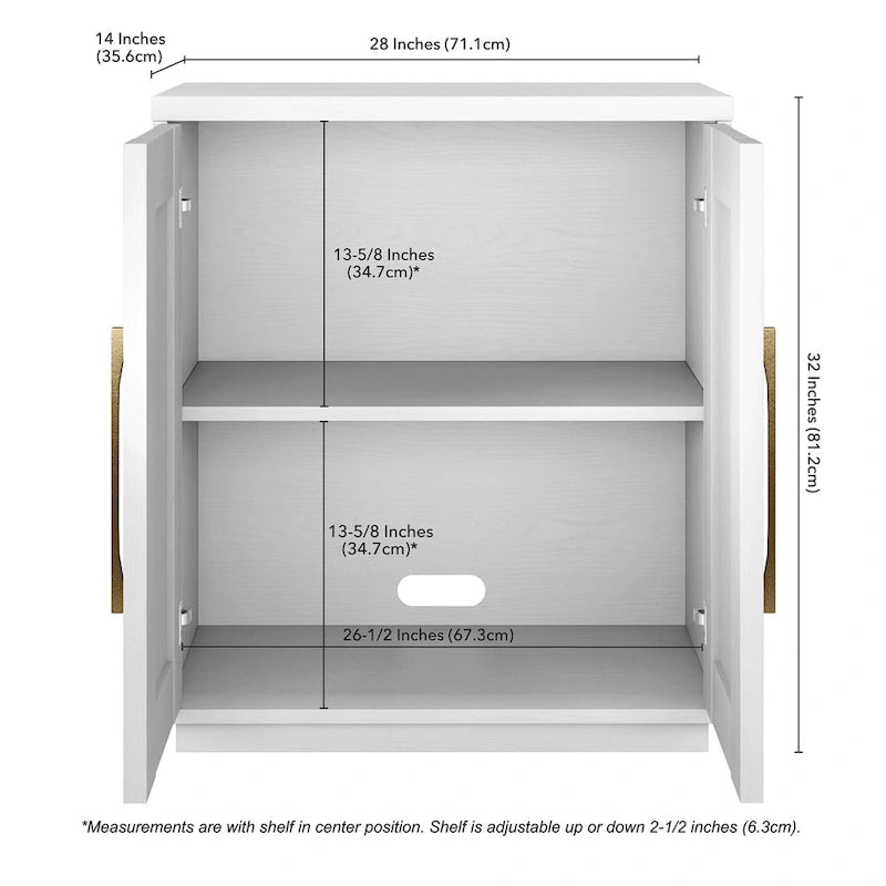 Tillman 28 Wide Rectangular Accent Cabinet - 28 Wide