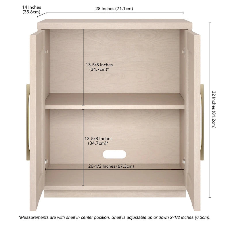 Tillman 28 Wide Rectangular Accent Cabinet - 28 Wide