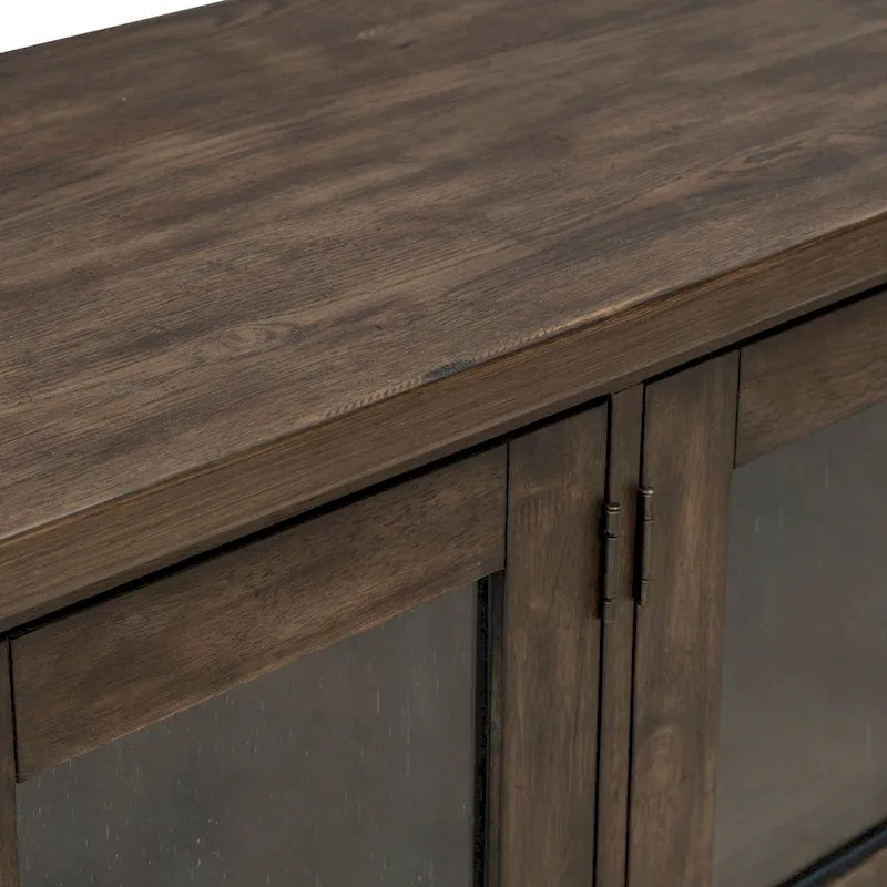 Midland Falls Rustic Brown Buffet 66 Inches