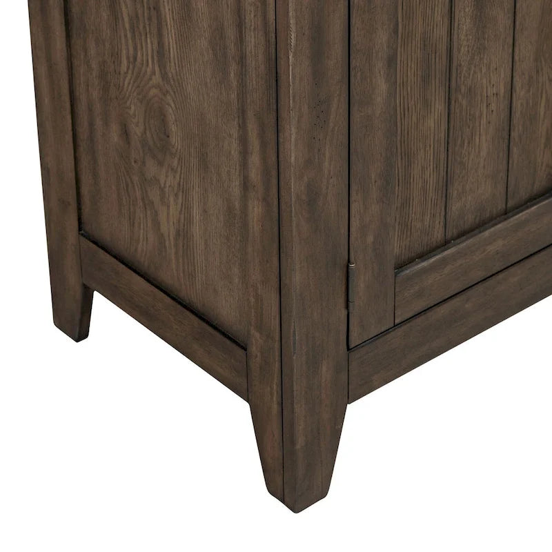 Midland Falls Rustic Brown Buffet 66 Inches